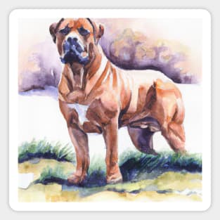 Boerboel Watercolor - Dog Lovers Magnet